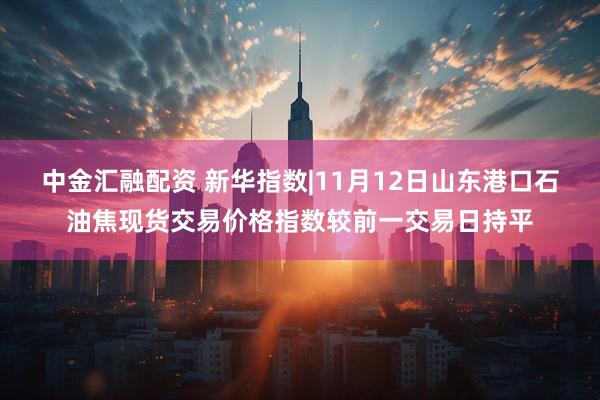 中金汇融配资 新华指数|11月12日山东港口石油焦现货交易价格指数较前一交易日持平