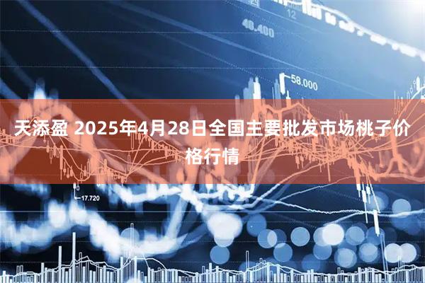 天添盈 2025年4月28日全国主要批发市场桃子价格行情