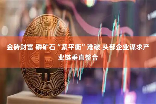 金砖财富 磷矿石“紧平衡”难破 头部企业谋求产业链垂直整合